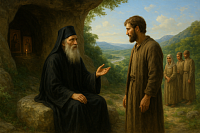 Пустельник приймає людей